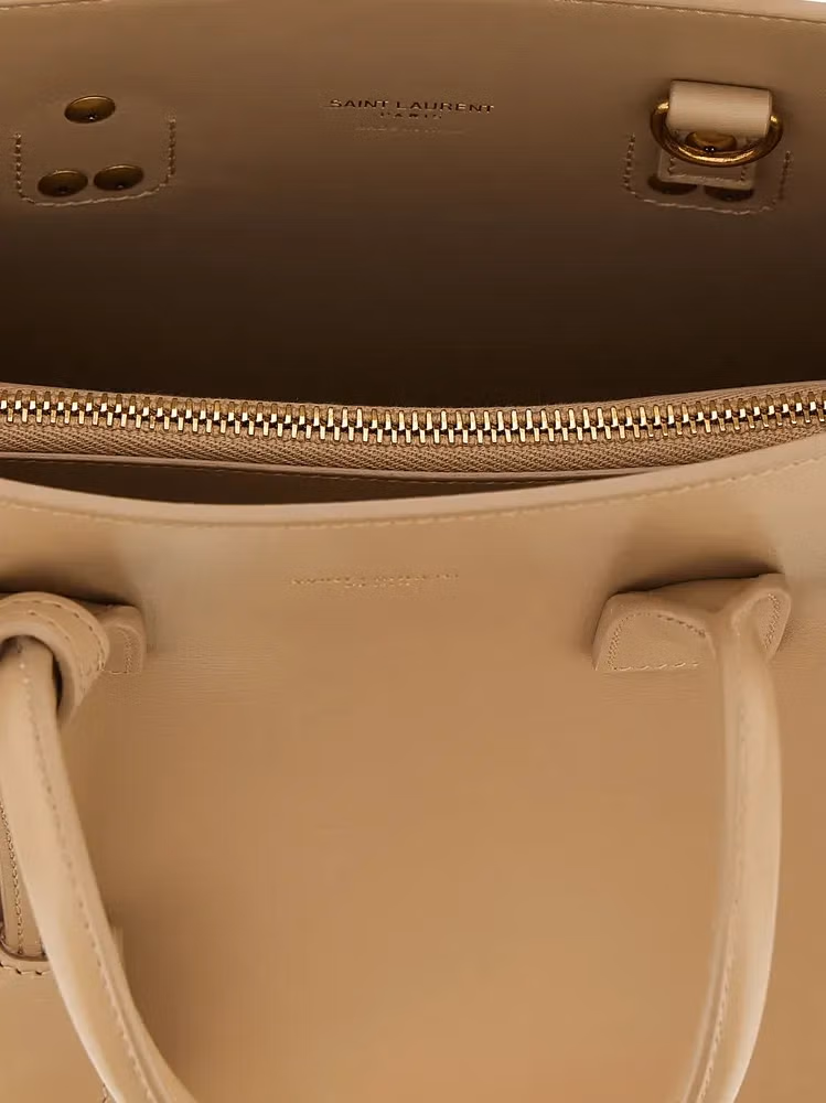 Saint Laurent Beige Calfskin Handbag