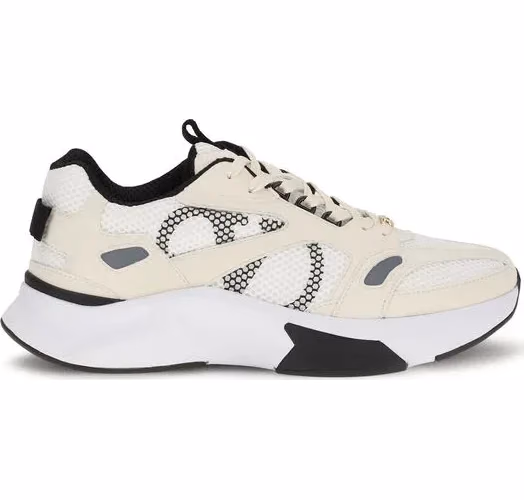 Valentino Garavani White Fabric Low Top Sneakers