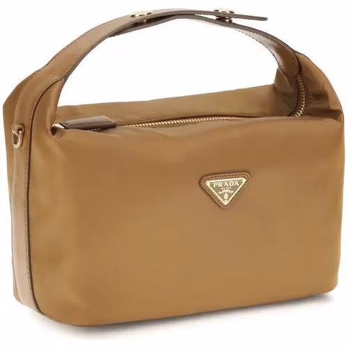 Prada Beige Recycled Polyamide Handbag