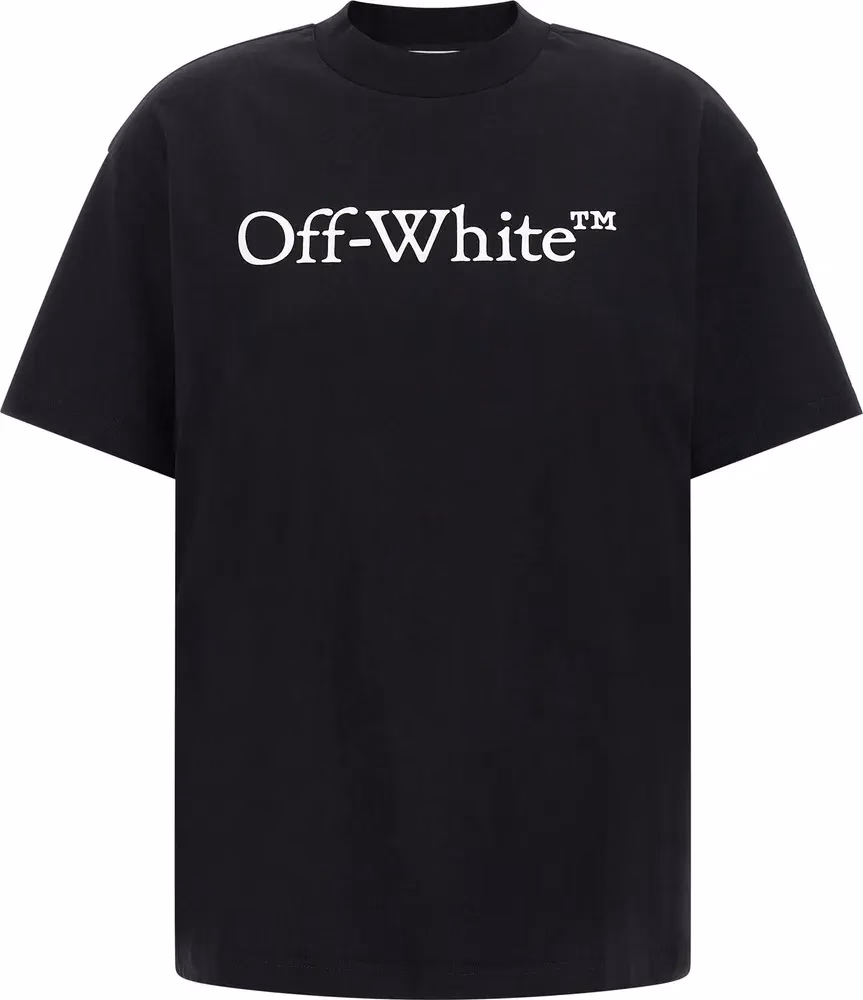 Off-White Black Cotton T-Shirt