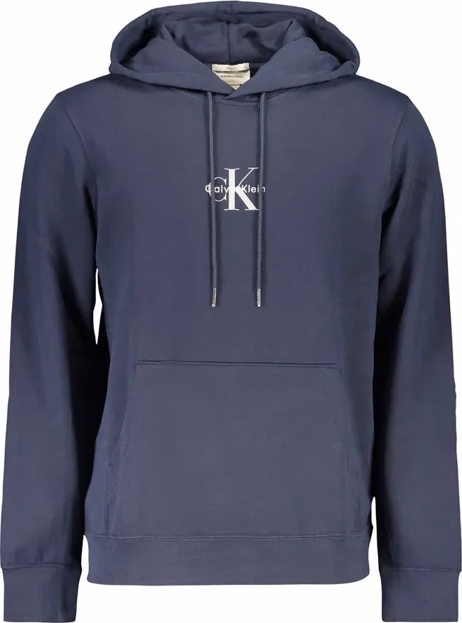 Calvin Klein Blue Cotton Men Sweater