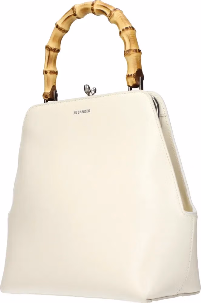 Jil Sander Beige Leather Handbag