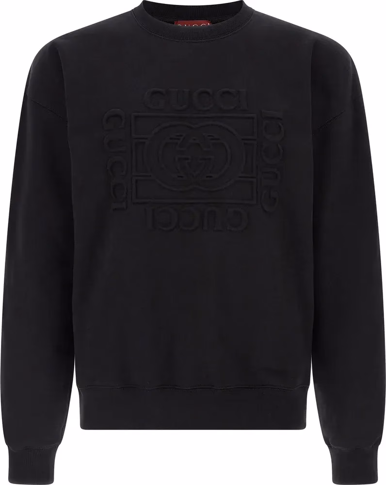 Gucci Black Cotton Sweatshirt