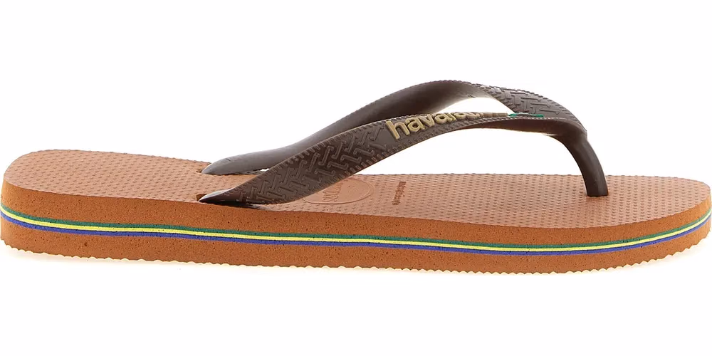 HAVAIANAS Brown Rubber Slides