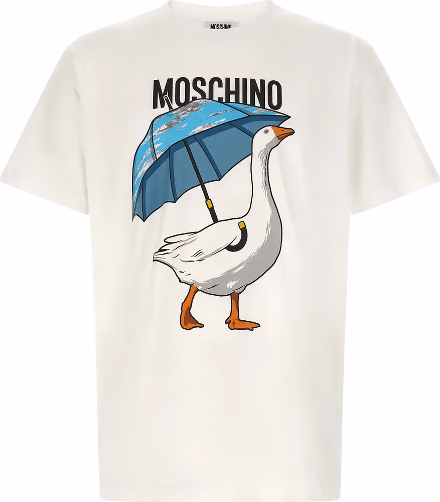 Moschino White Cotton T-Shirt