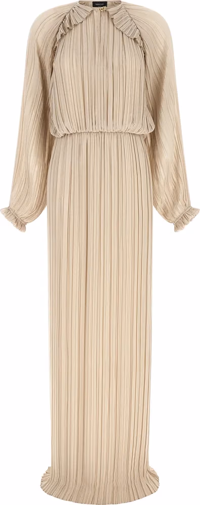 Fabiana Filippi Beige Polyester Long Dress