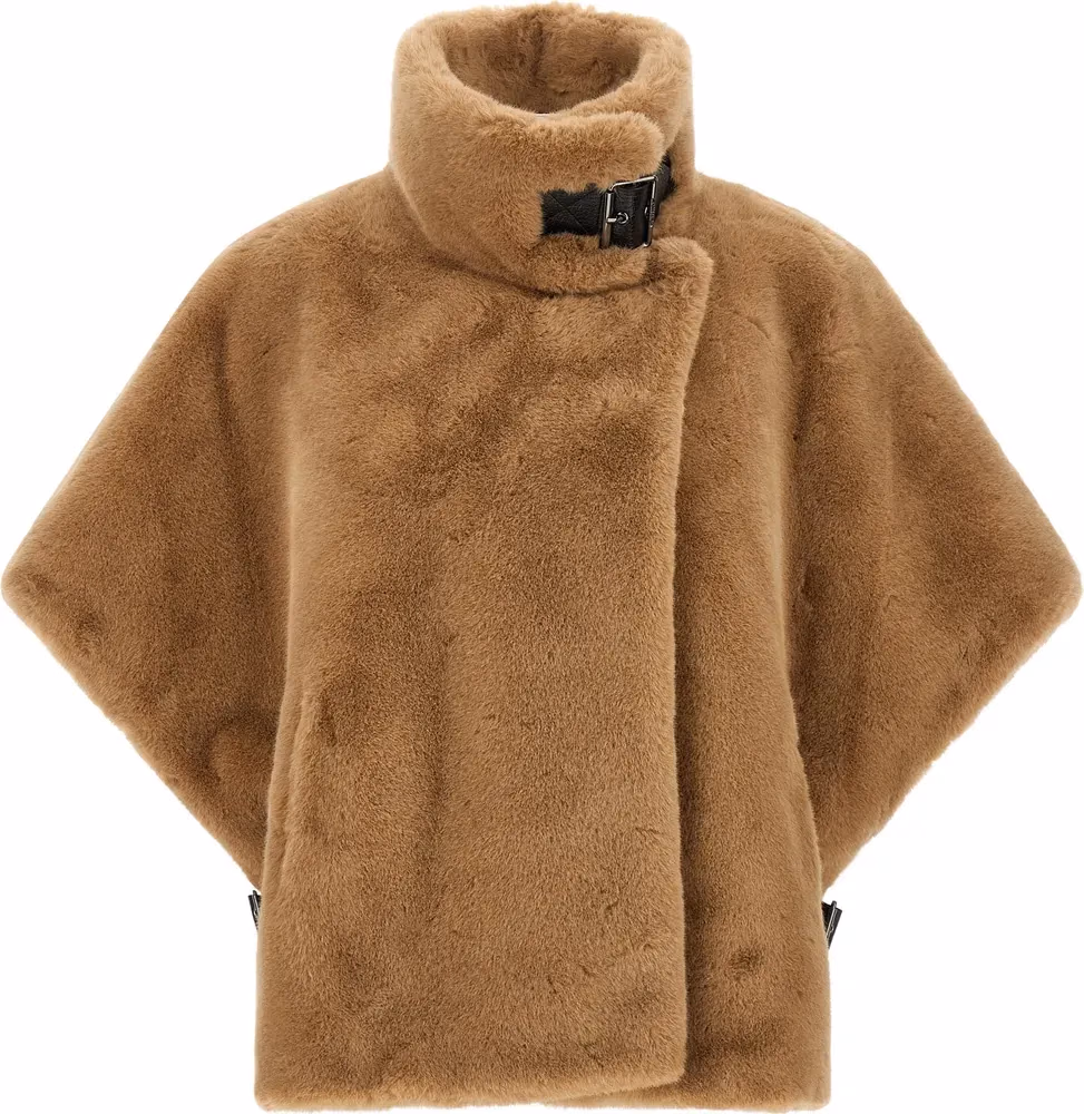 PINKO Beige Polyester Coat