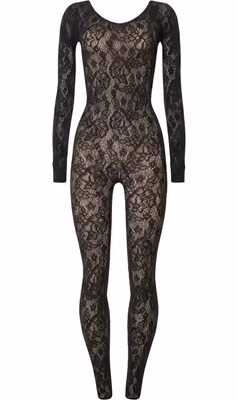Black Polyamide Jumpsuit
