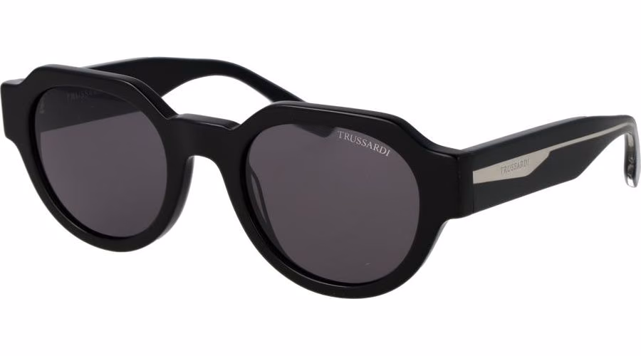 Trussardi Black Acetate Sunglasses