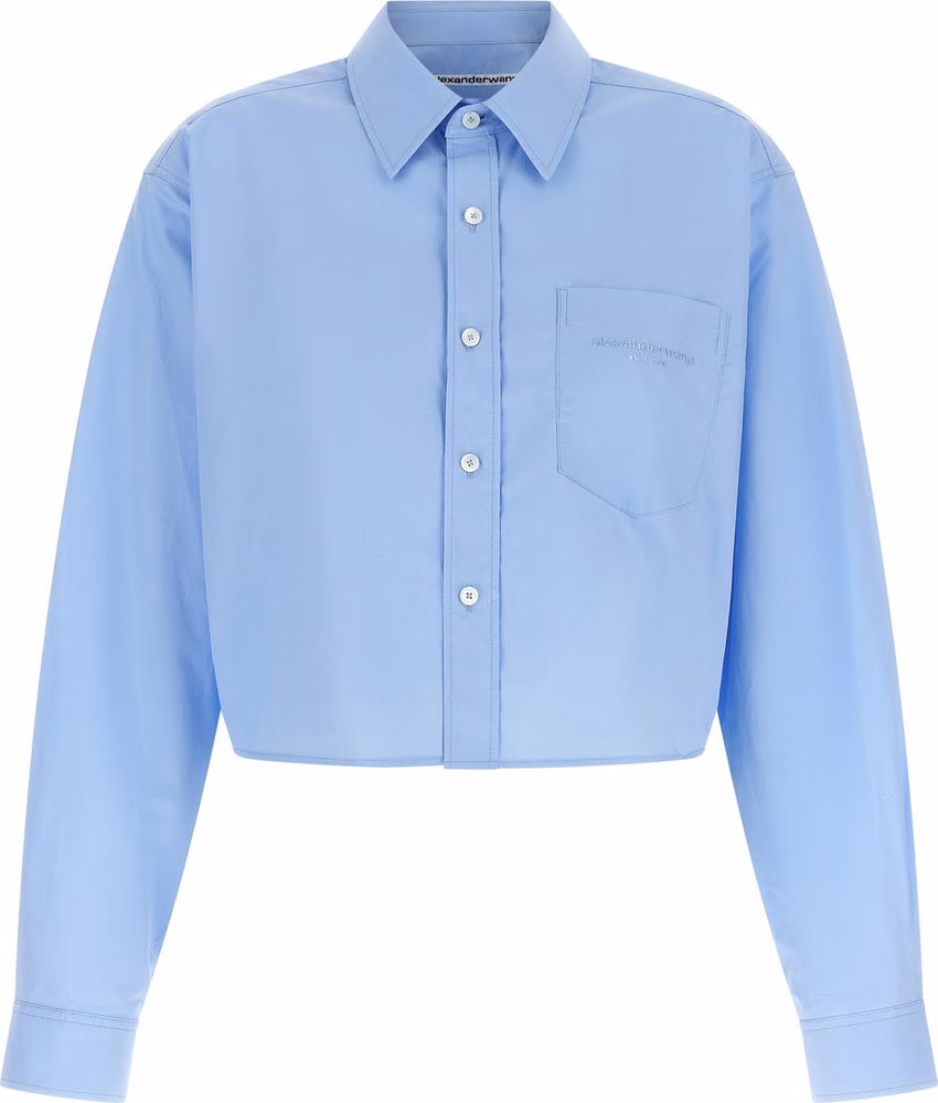 Alexander Wang Blue Cotton Blouse