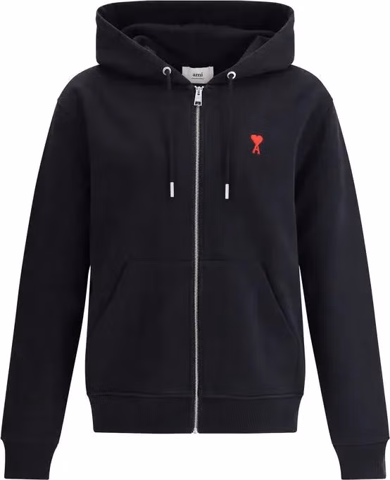 Ami Paris Black Cotton Sweatshirt