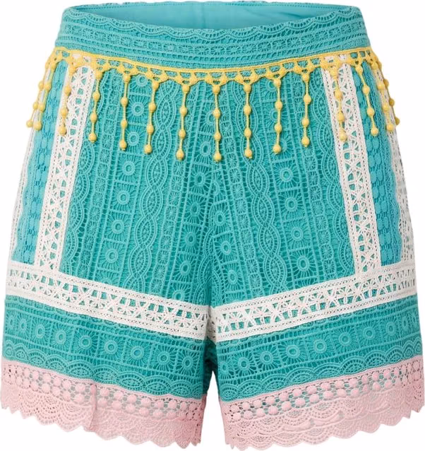 Trussardi Jeans Green Cotton Women Shorts