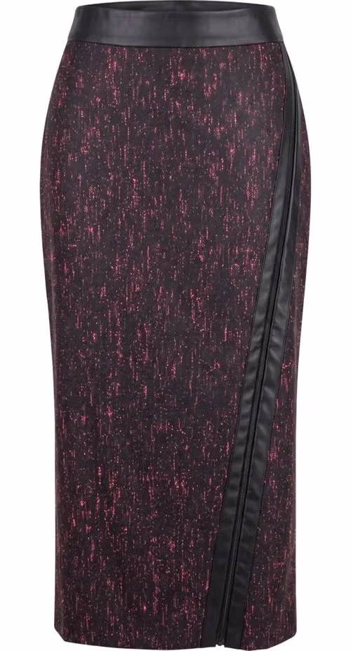 Trussardi Black Wool Women Skirt