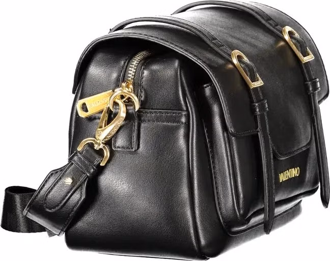 Mario Valentino Black Polyurethane Women's Bag