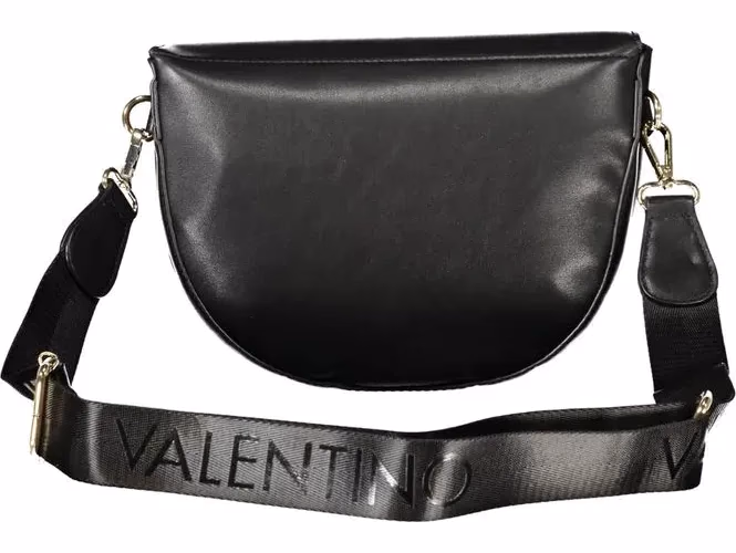Mario Valentino Black Polyurethane Women's Bag