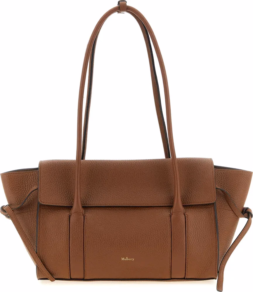 Mulberry Brown Calfskin Shoulder Bag