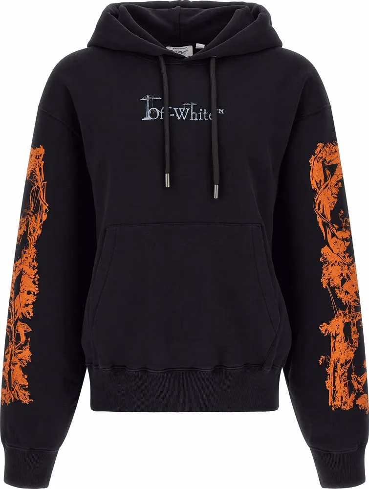 Off-White Black Cotton Sweatshirt