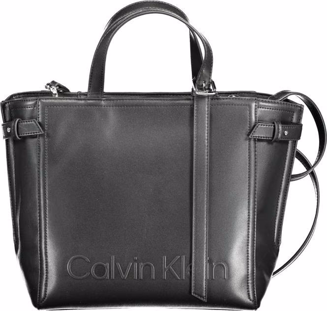Calvin Klein Black Polyester Women Handbag