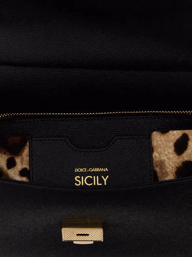 Dolce & Gabbana Black Calfskin Handbag