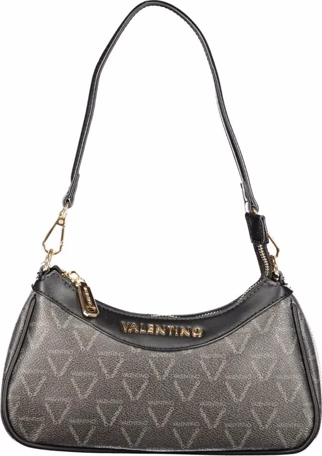 Mario Valentino Black Polyurethane Women's Bag