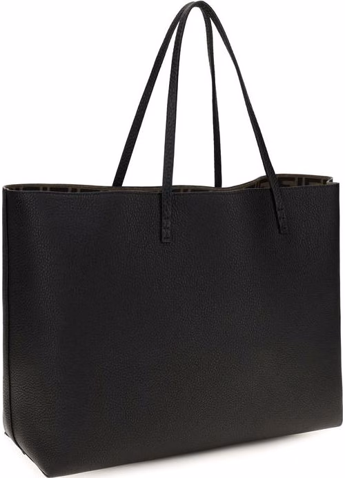 Fendi Black Calf Leather Bos Taurus Shoulder Bag