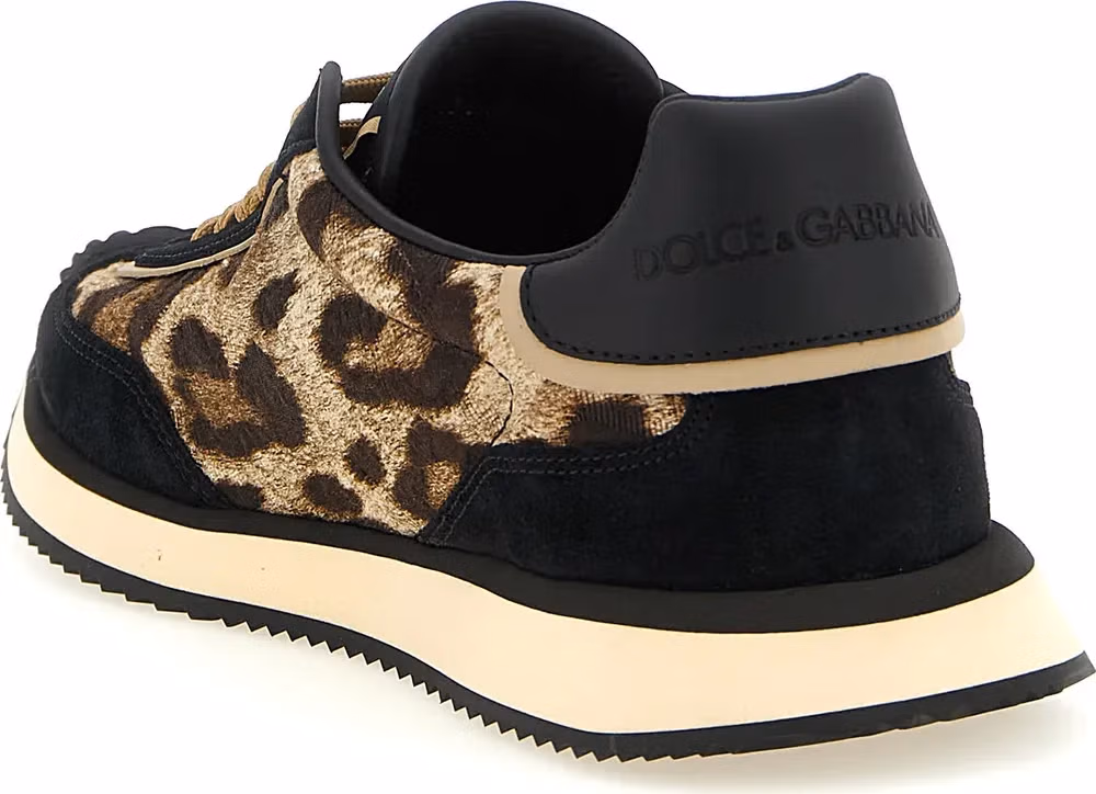 Dolce & Gabbana Multicolor Cotton Low Top Sneakers