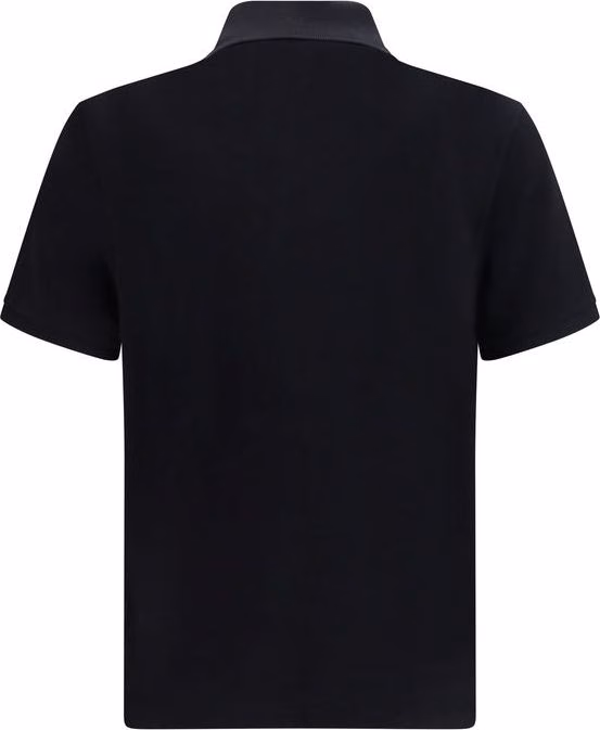 Moose Knuckles Black Cotton Polo Shirt
