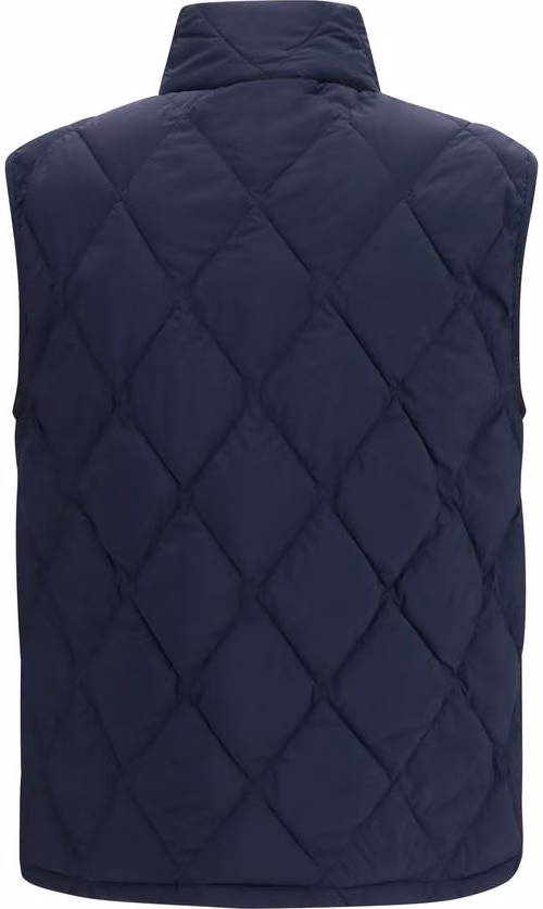 Burberry Blue Polyamide Sleeveless Jacket