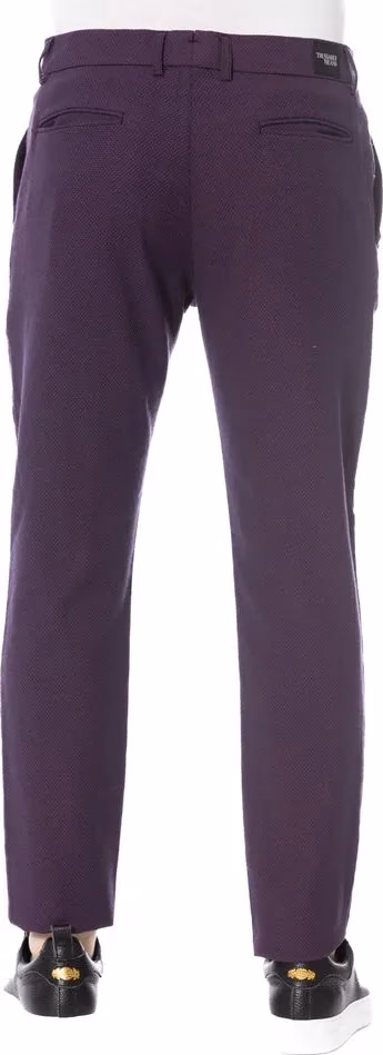 Trussardi Jeans Red Cotton Men's Pant