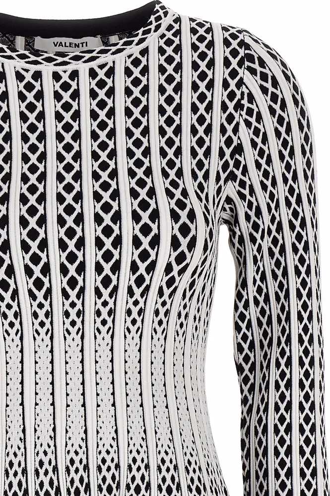 ANTONINO VALENTI Bicolor Viscose Midi Skirt