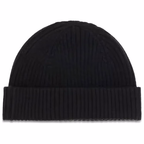 Parajumpers Black Wool Oves Aries Beanie
