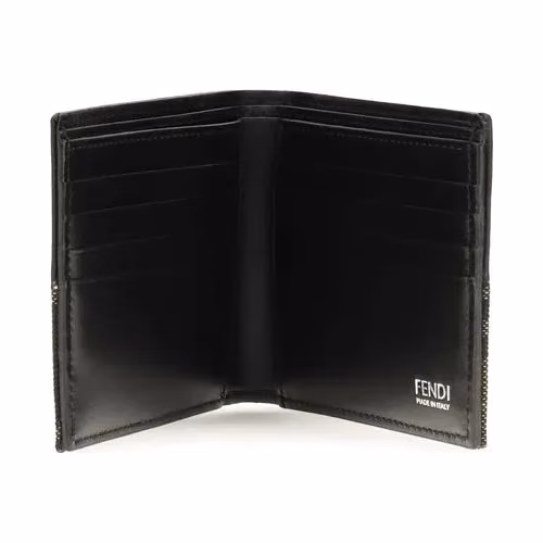 Fendi Brown Calf Leather Bos Taurus Wallet