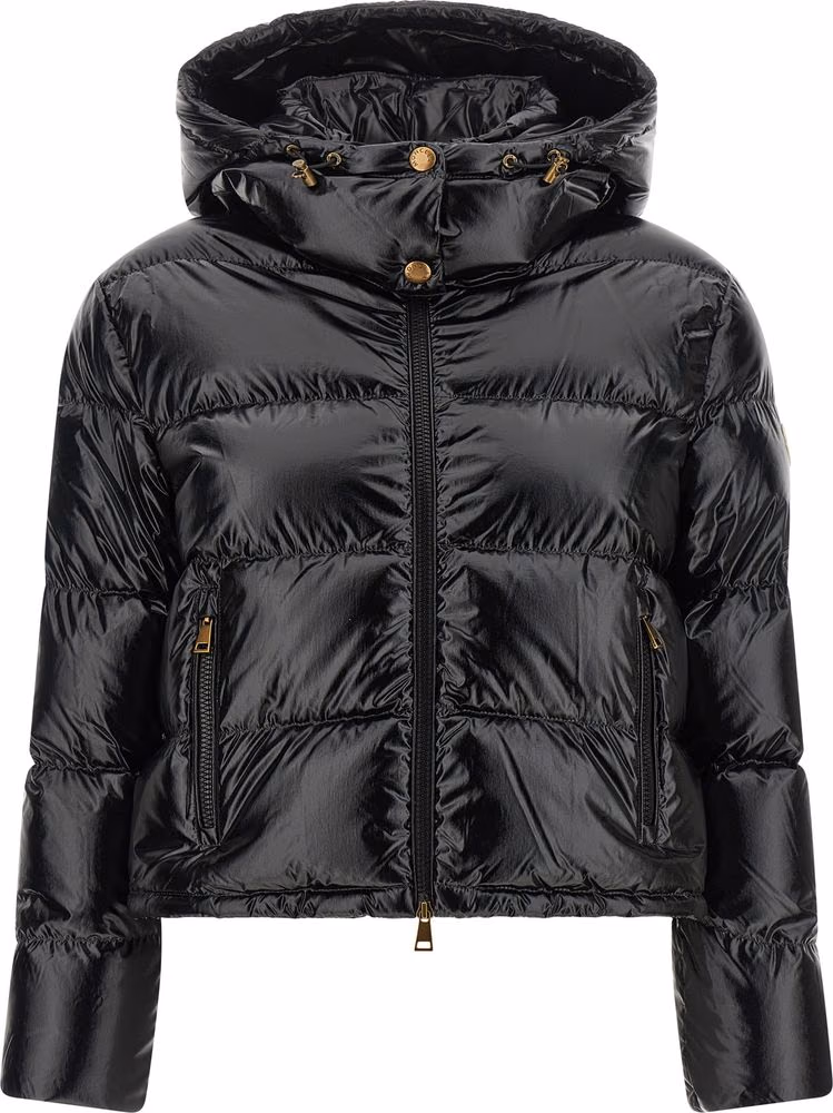 Moncler Black Polyamide Full-Length Jacket