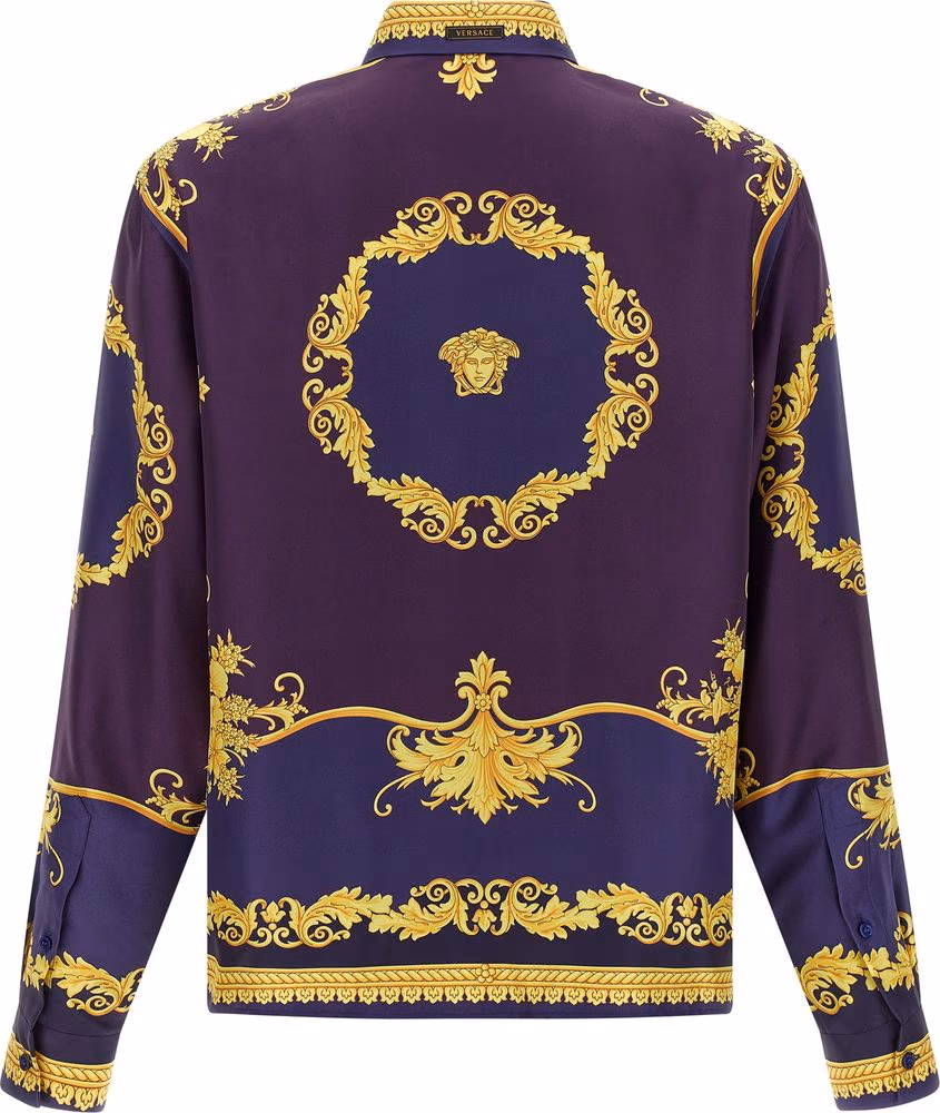 Versace Multicolor Silk Blouse