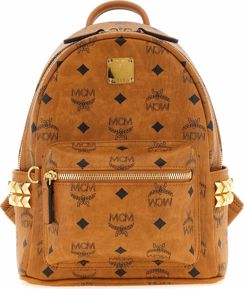 MCM Brown Polyethylene Backpack