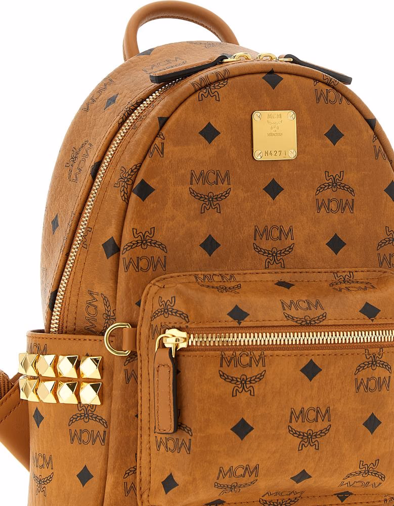 MCM Brown Polyethylene Backpack