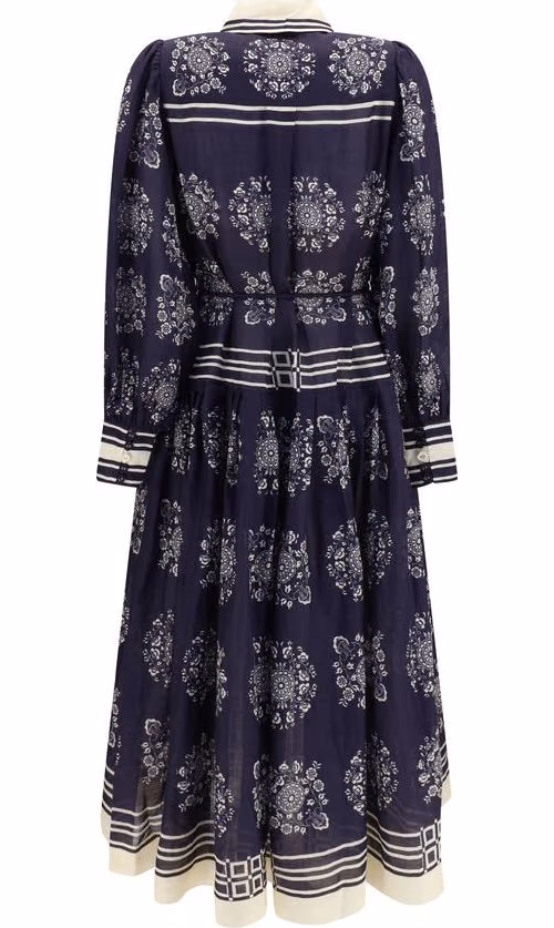 Alemais Blue Ramie Casual Dress