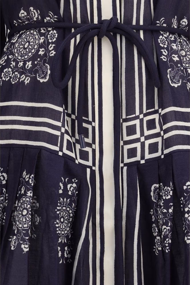 Alemais Blue Ramie Casual Dress