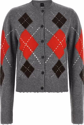 Gray Wool Cardigan