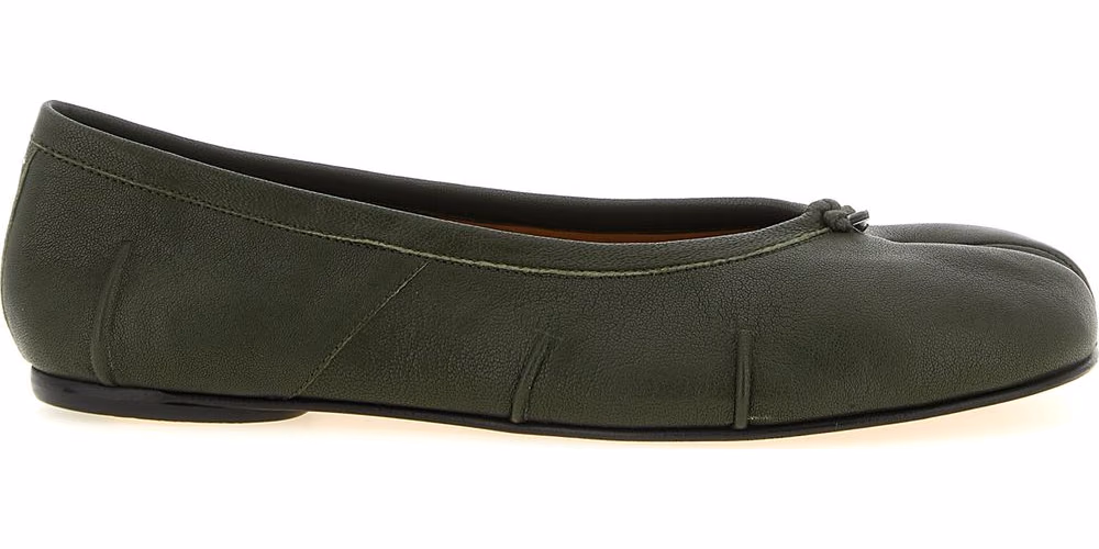 Maison Margiela Bicolor Lambskin Ballet Flats