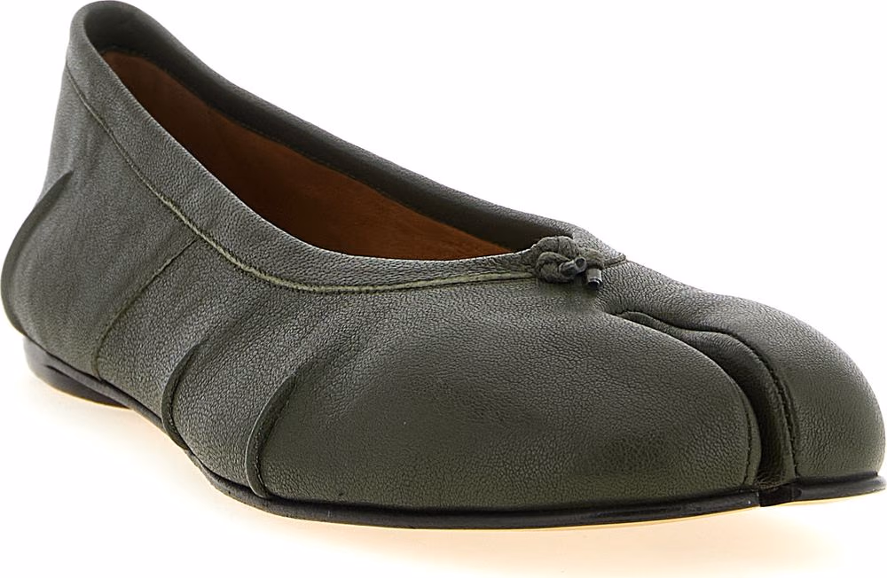 Maison Margiela Bicolor Lambskin Ballet Flats