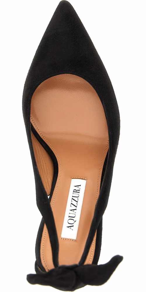Aquazzura Black Calfskin High Heel Pumps