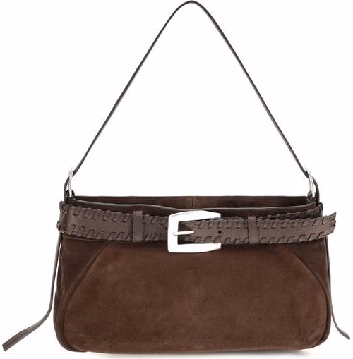Staud Brown Lamb Ovis Aries Aries Shoulder Bag
