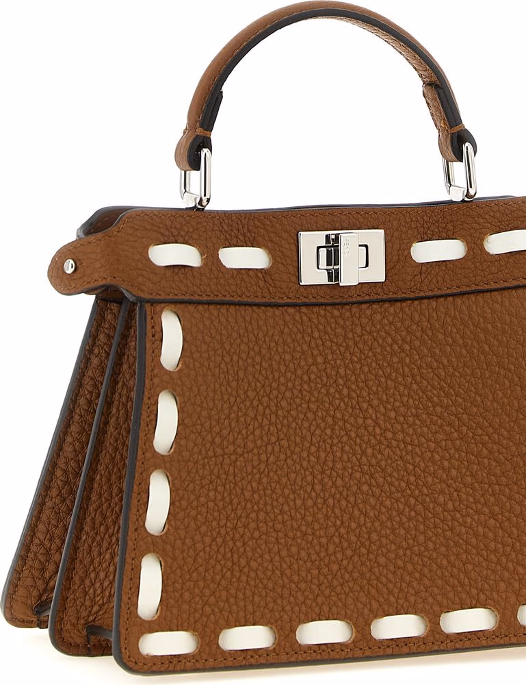 Fendi Brown Calfskin Handbag