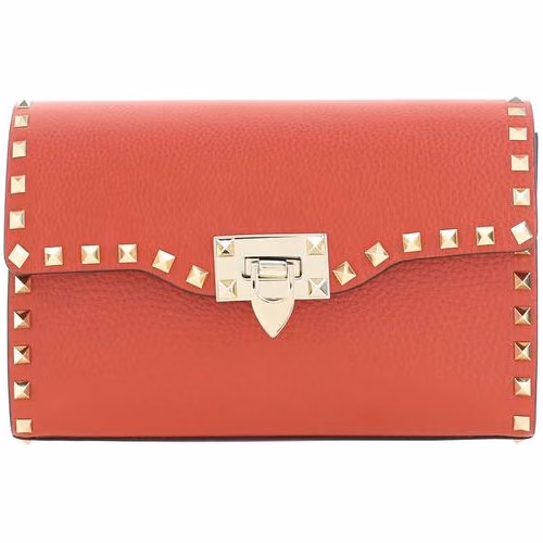 Valentino Garavani Multicolor Calf Leather Bos Taurus Shoulder Bag