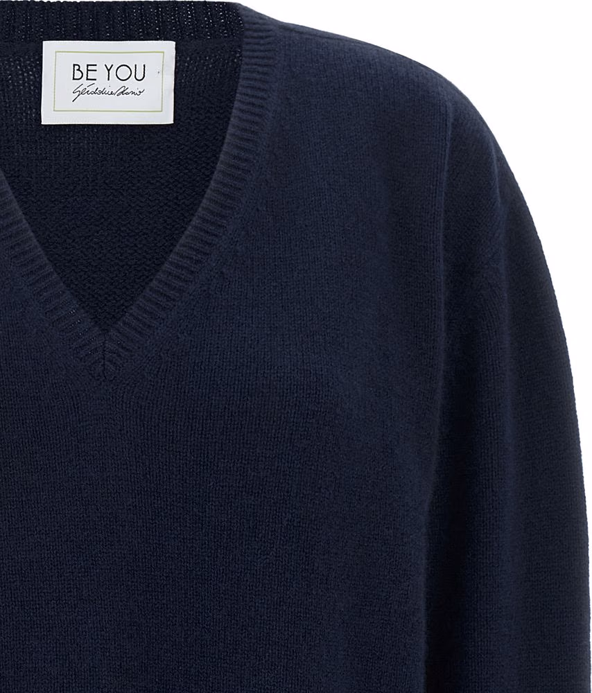BE YOU Blue Cashmere Cardigan