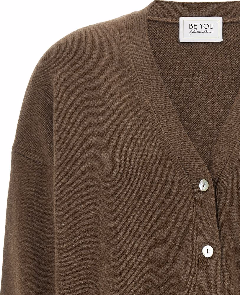 BE YOU Brown Cashmere Cardigan