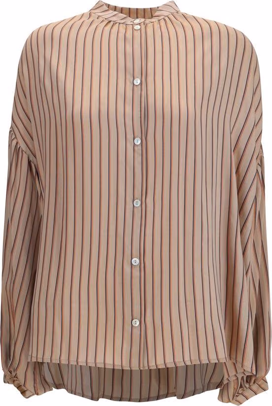 Kristina Ti Multicolor Viscose Pattern Shirt