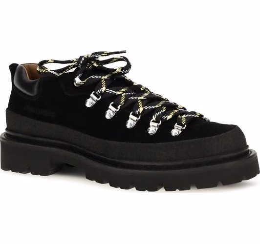 Dsquared² Black Calf Leather Bos Taurus Athletic Sneakers