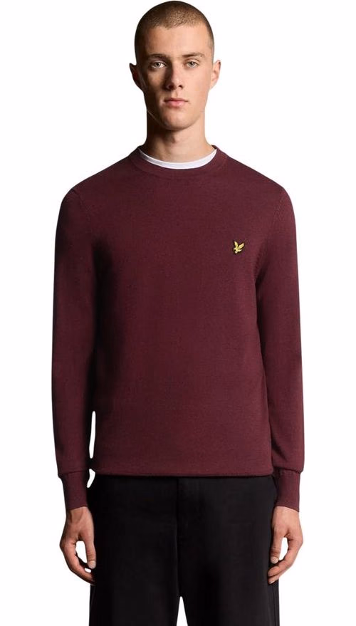 Lyle & Scott Bordeaux Cotton Sweatshirt
